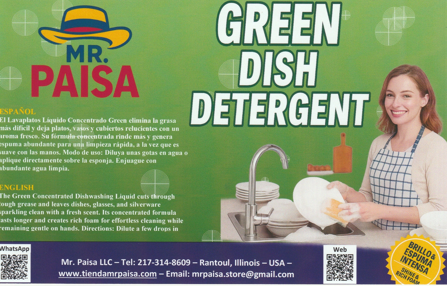 Green Dish Detergent