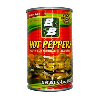 B&B Hot Peppers 6.4oz