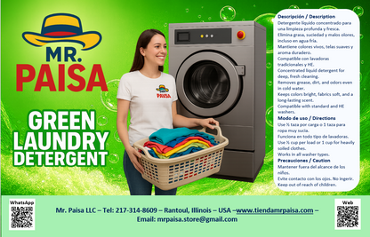 Green Laundry Detergent