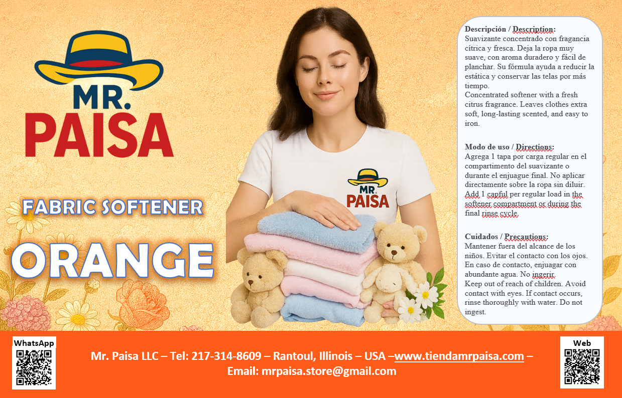 Fabric Softener Orange