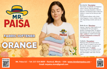 Fabric Softener Orange