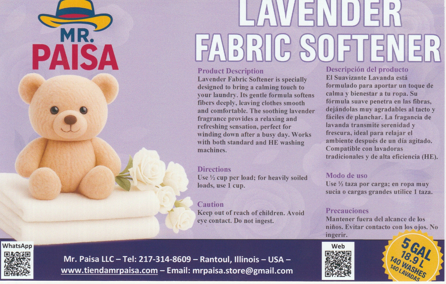 Lavender Fabric Softener