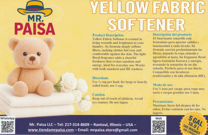 Yellow Fabric Softener